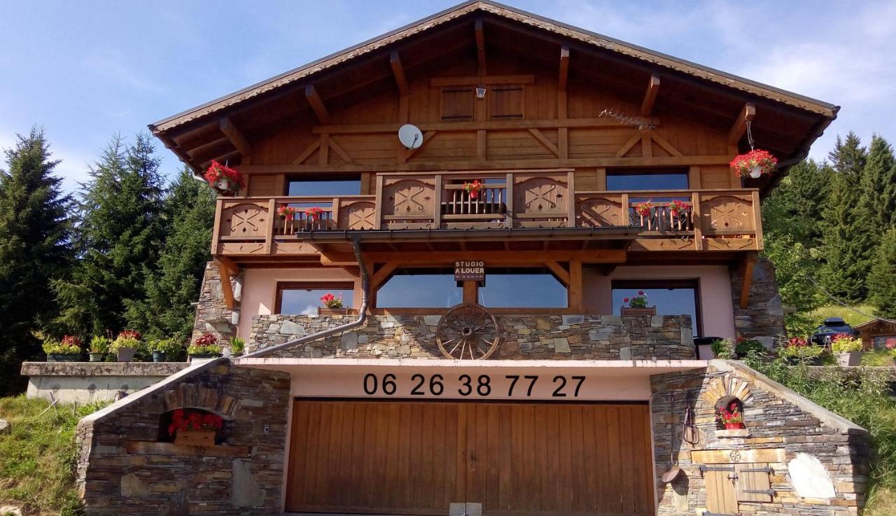Les Saisies côté Bisanne appartement dans chalet LE Népal Exterior foto
