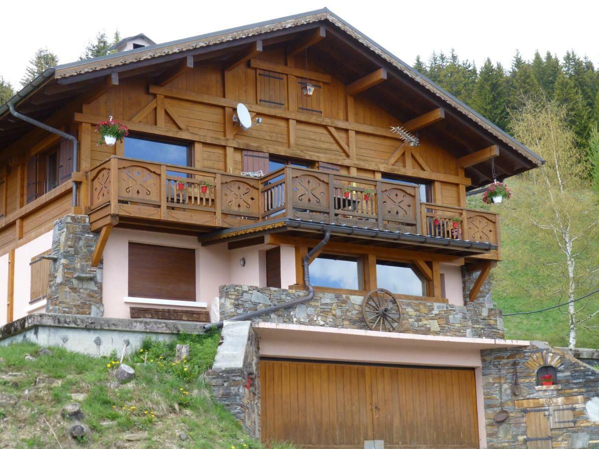 Les Saisies côté Bisanne appartement dans chalet LE Népal Exterior foto