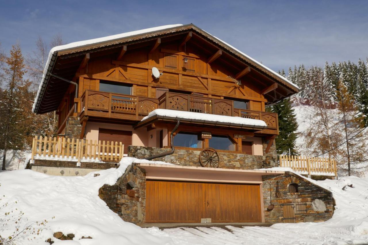 Les Saisies côté Bisanne appartement dans chalet LE Népal Exterior foto